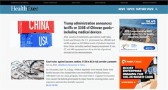 Desktop Screenshot of healthexec.com