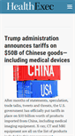 Mobile Screenshot of healthexec.com