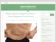 Tablet Screenshot of healthexec.net